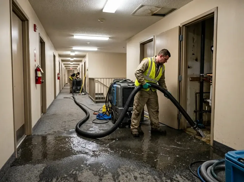 multi-unit-apartment-hallway-f-005 — frequently asked questions, Emergency Burst Pipe Water Extraction & Removal in Wheaton,…